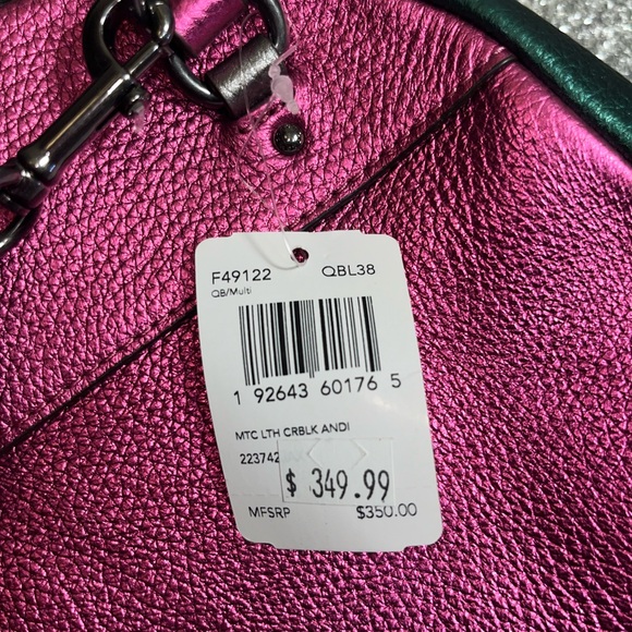 Coach F49122 Andi Backpack In Colorblock NWT - Picture 7 of 16